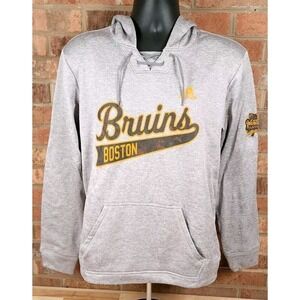 2019 Adidas Boston Bruins Winter Classic Hoodie Sweatshirt Adult Small NEW